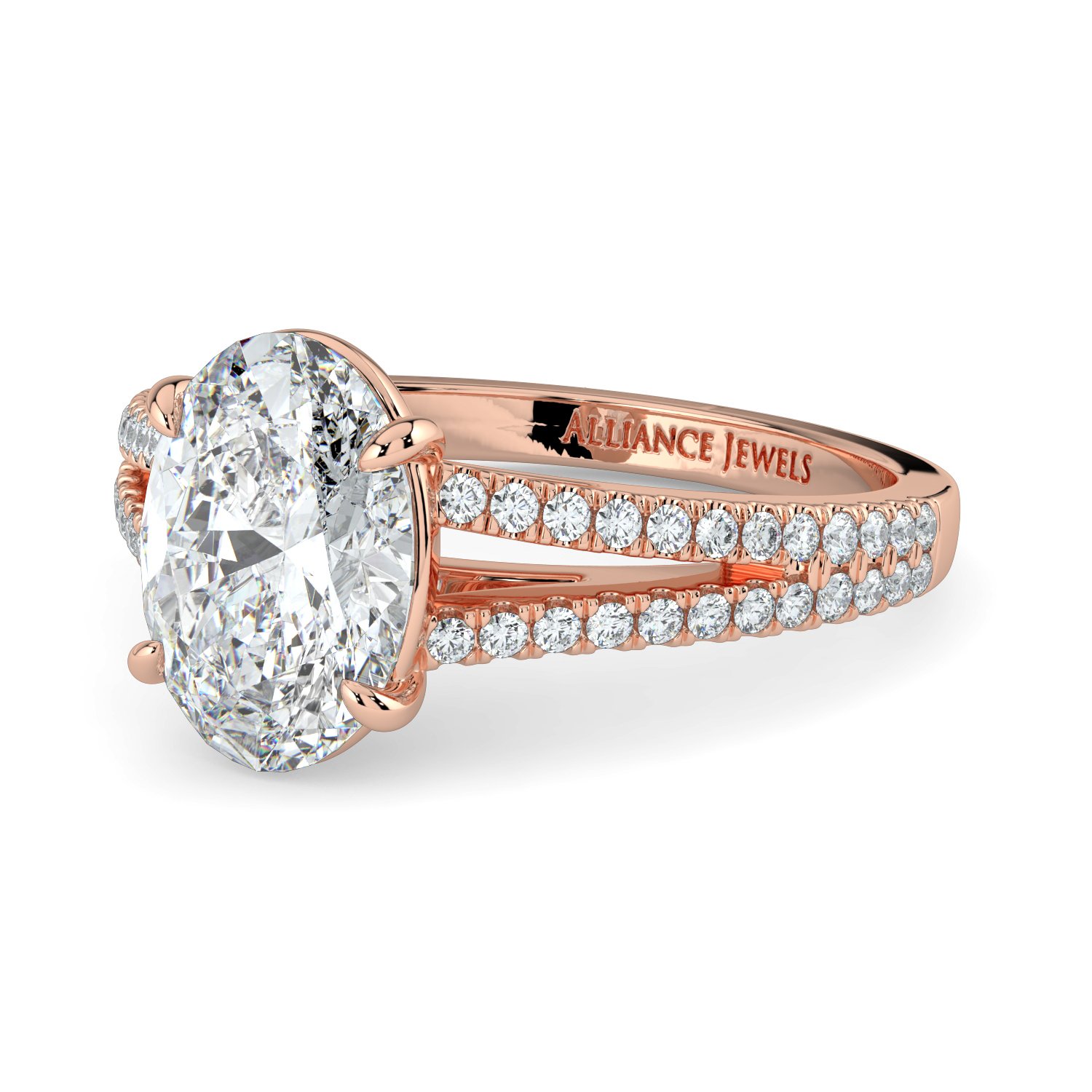 Oval Solitaire Engagement Ring