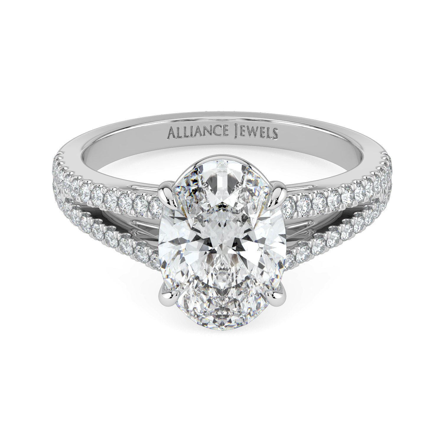 Oval Solitaire Engagement Ring