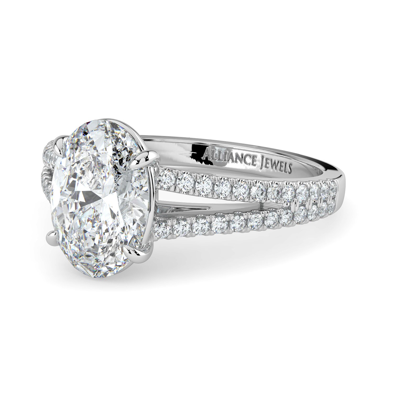 Oval Solitaire Engagement Ring