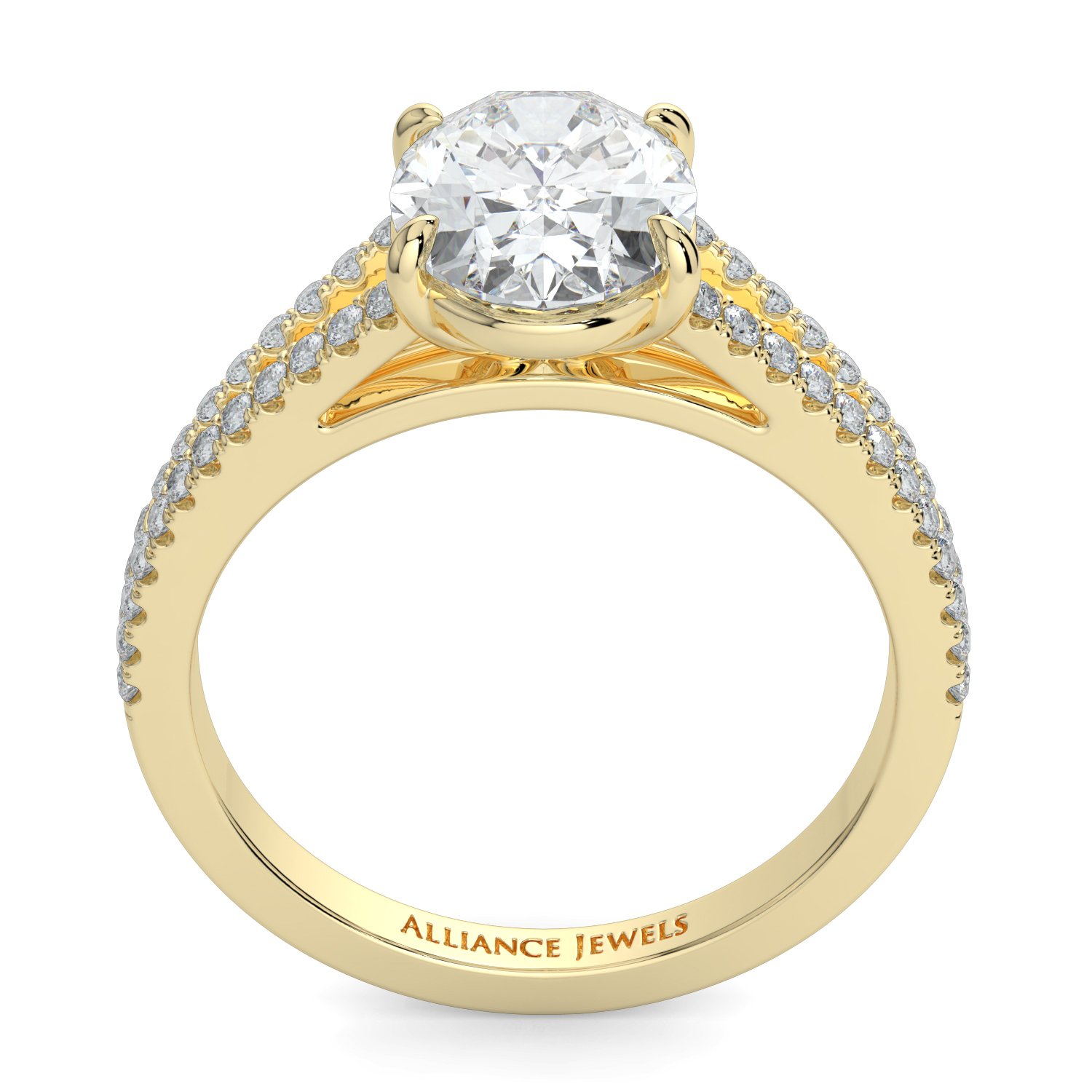 Oval Solitaire Engagement Ring