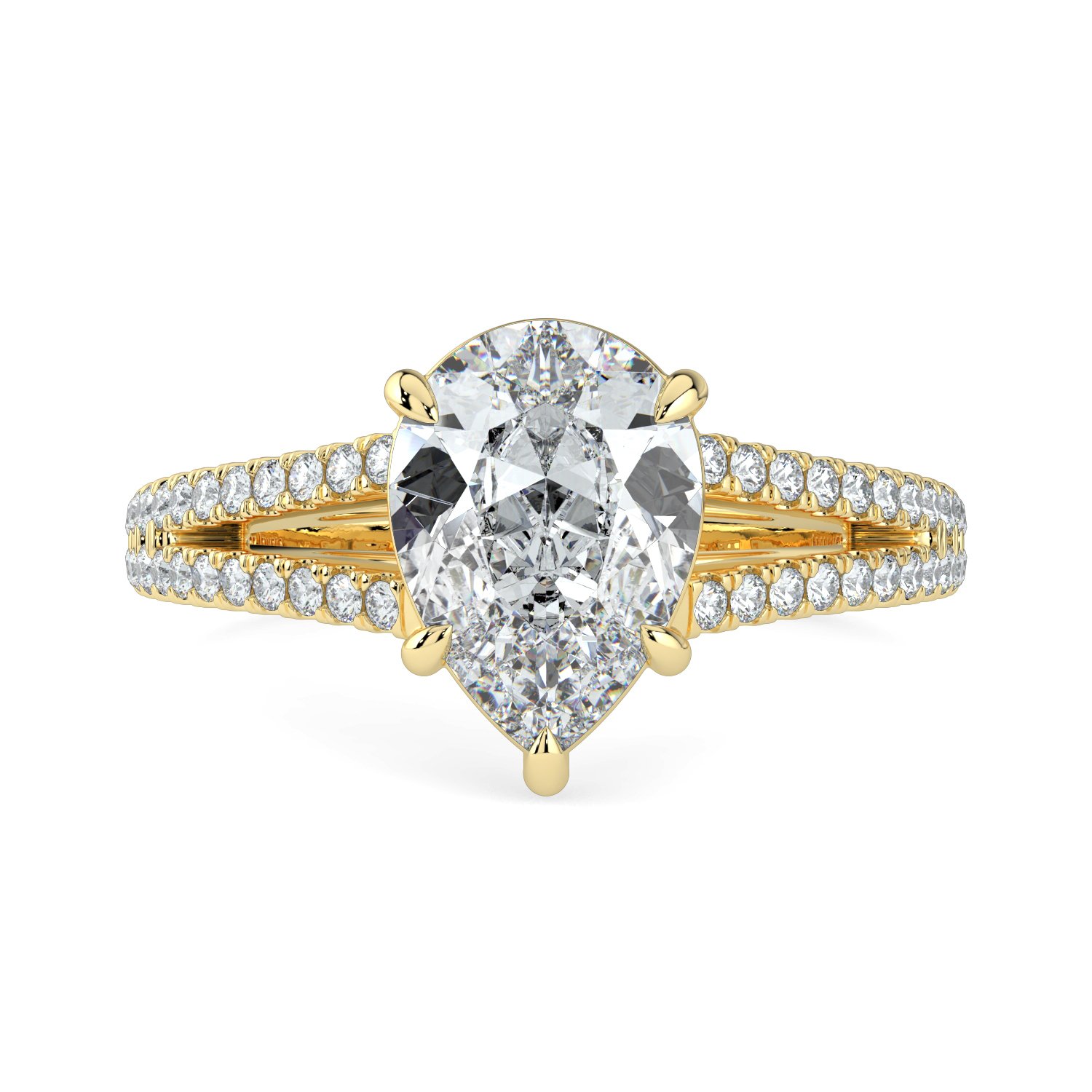 Pear Solitaire Engagement Ring