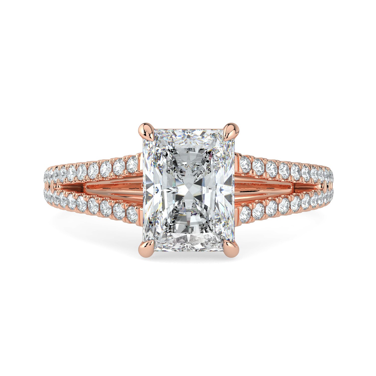 Radiant Solitaire Engagement Ring