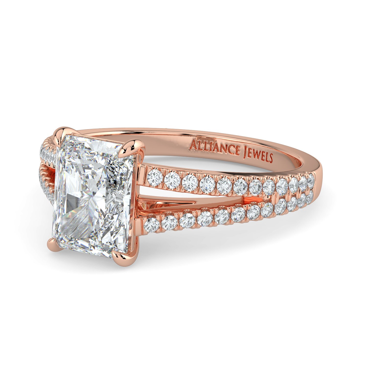 Radiant Solitaire Engagement Ring