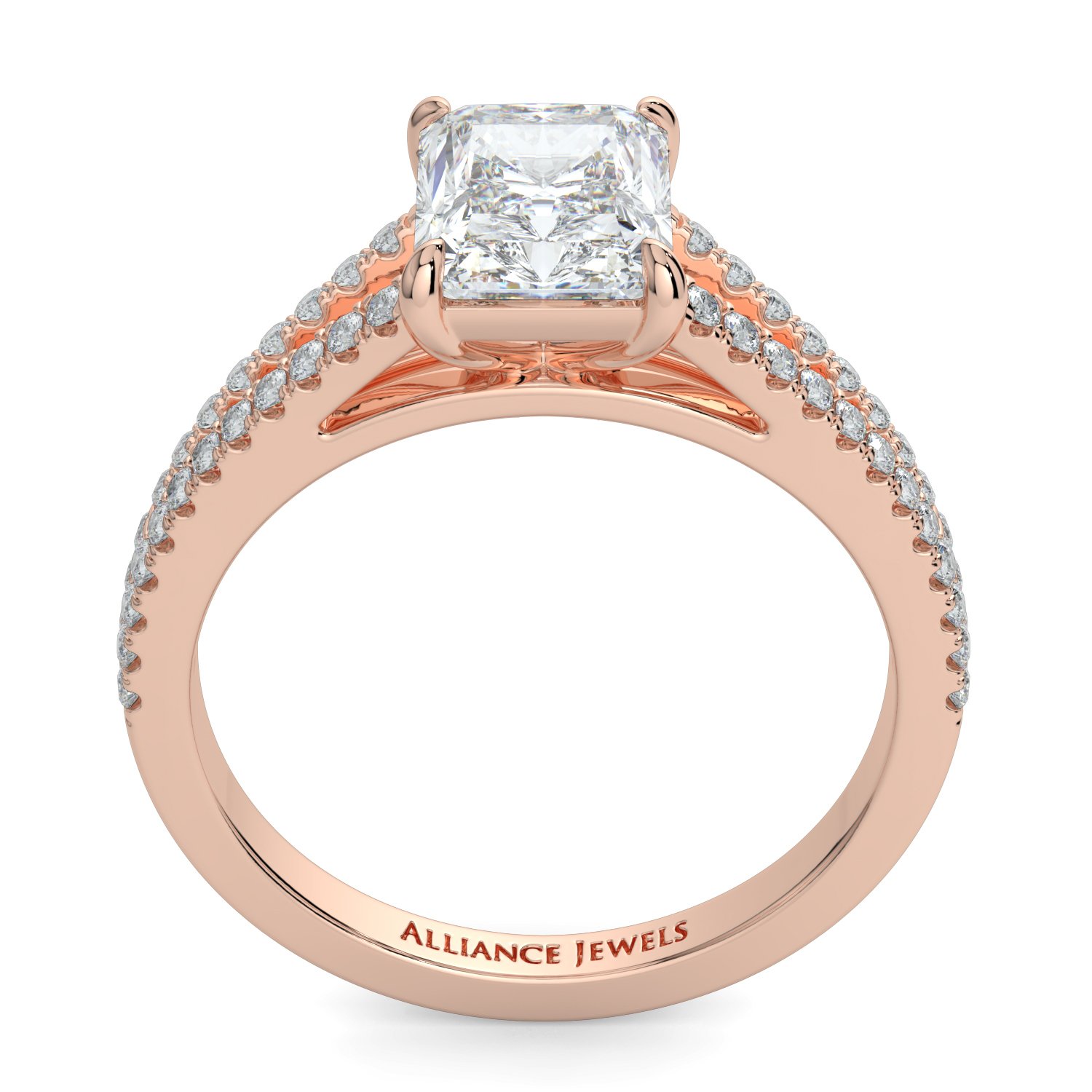 Radiant Solitaire Engagement Ring