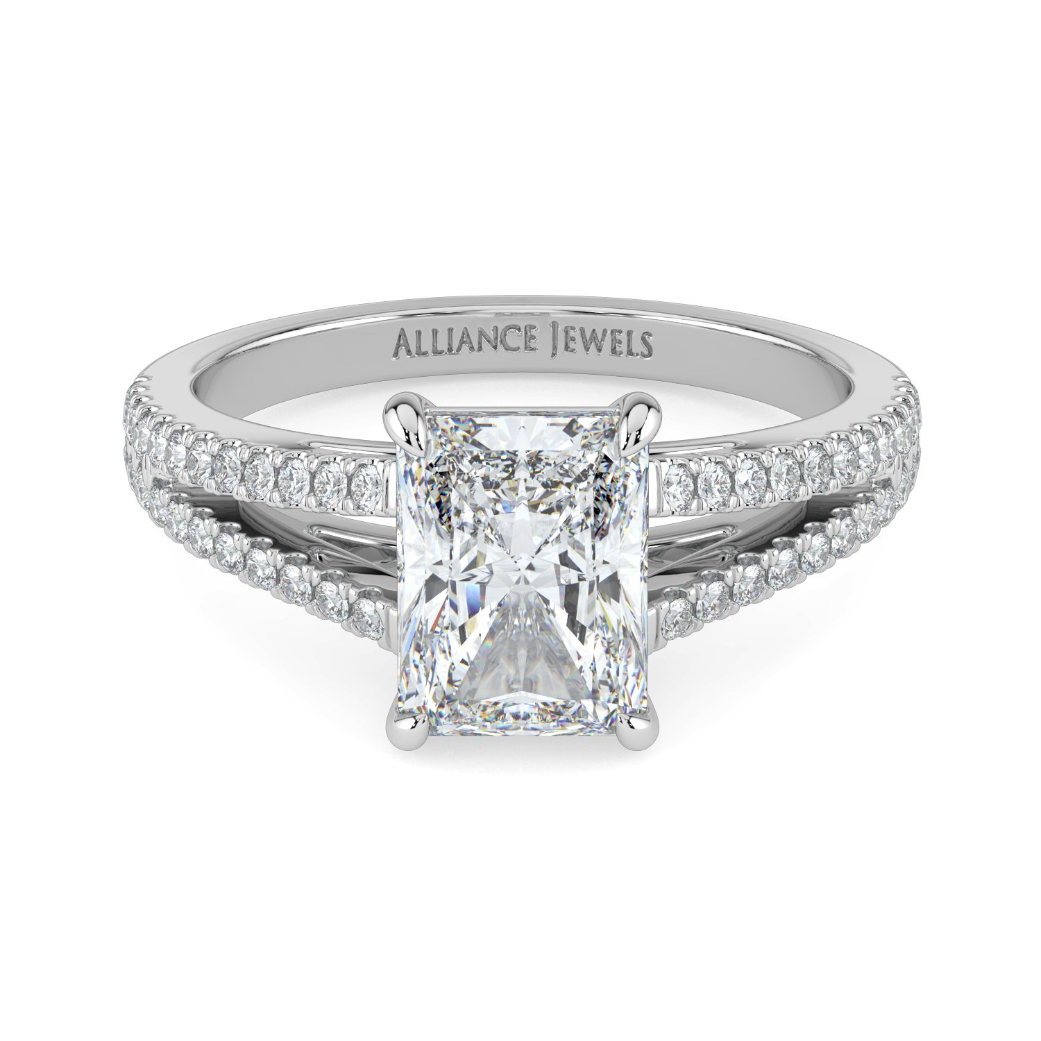 Radiant Solitaire Engagement Ring