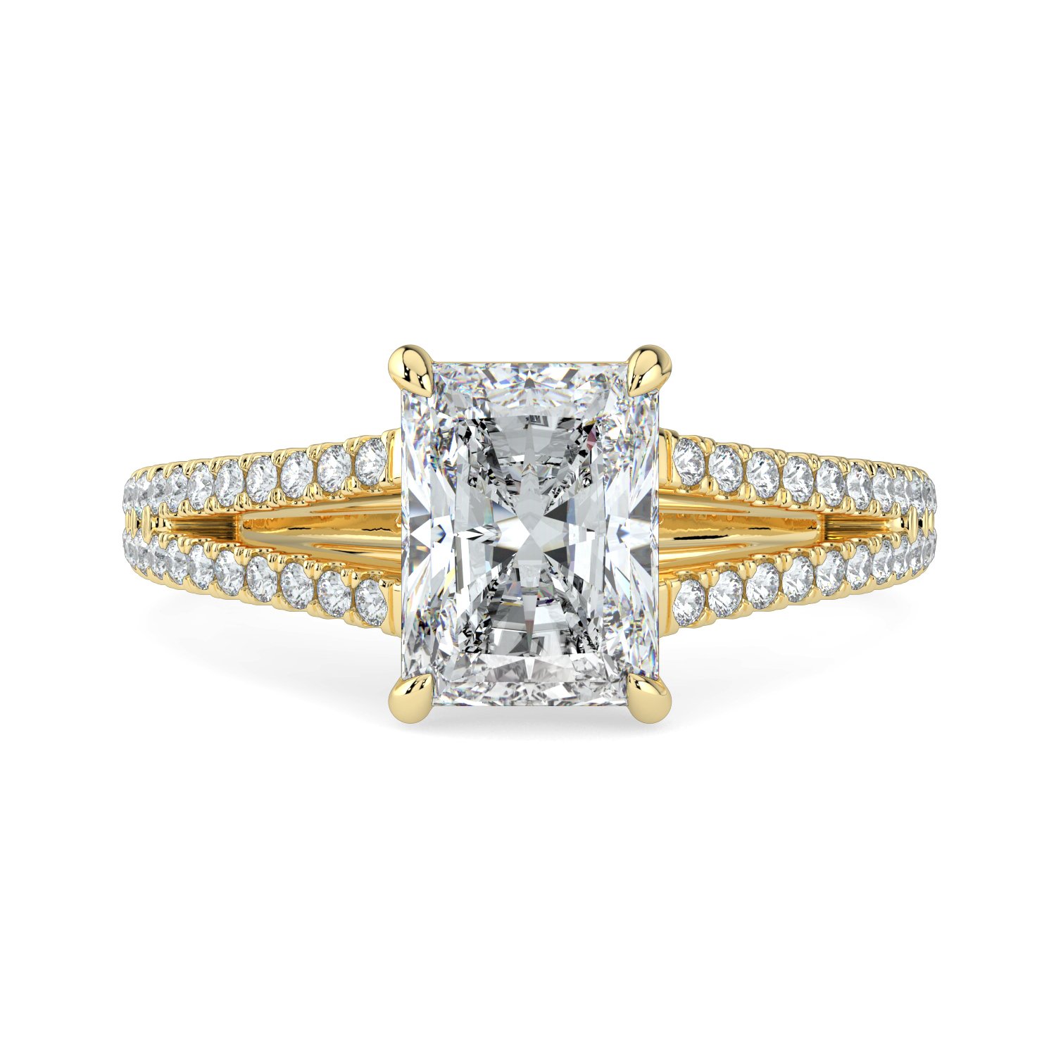 Radiant Solitaire Engagement Ring