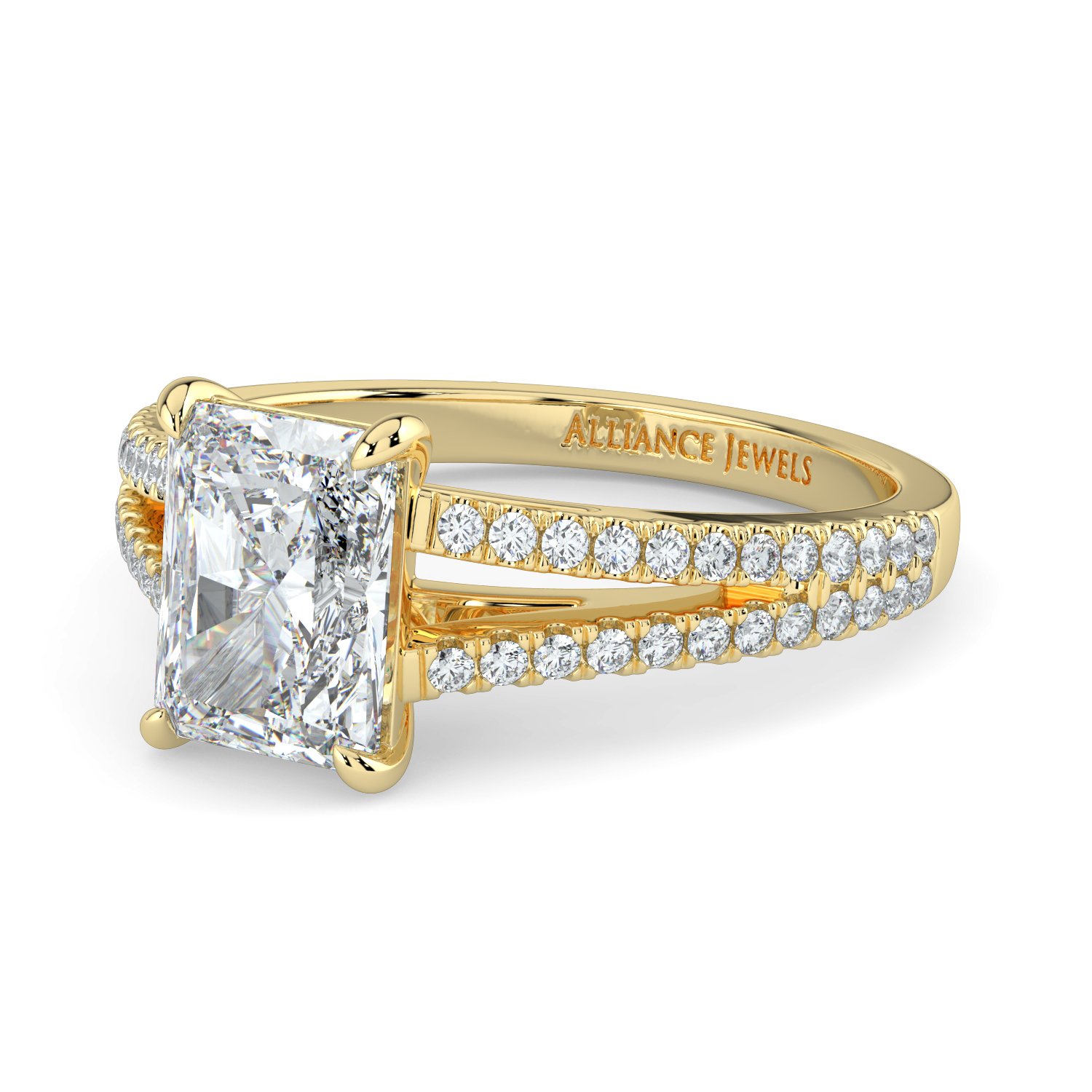 Radiant Solitaire Engagement Ring