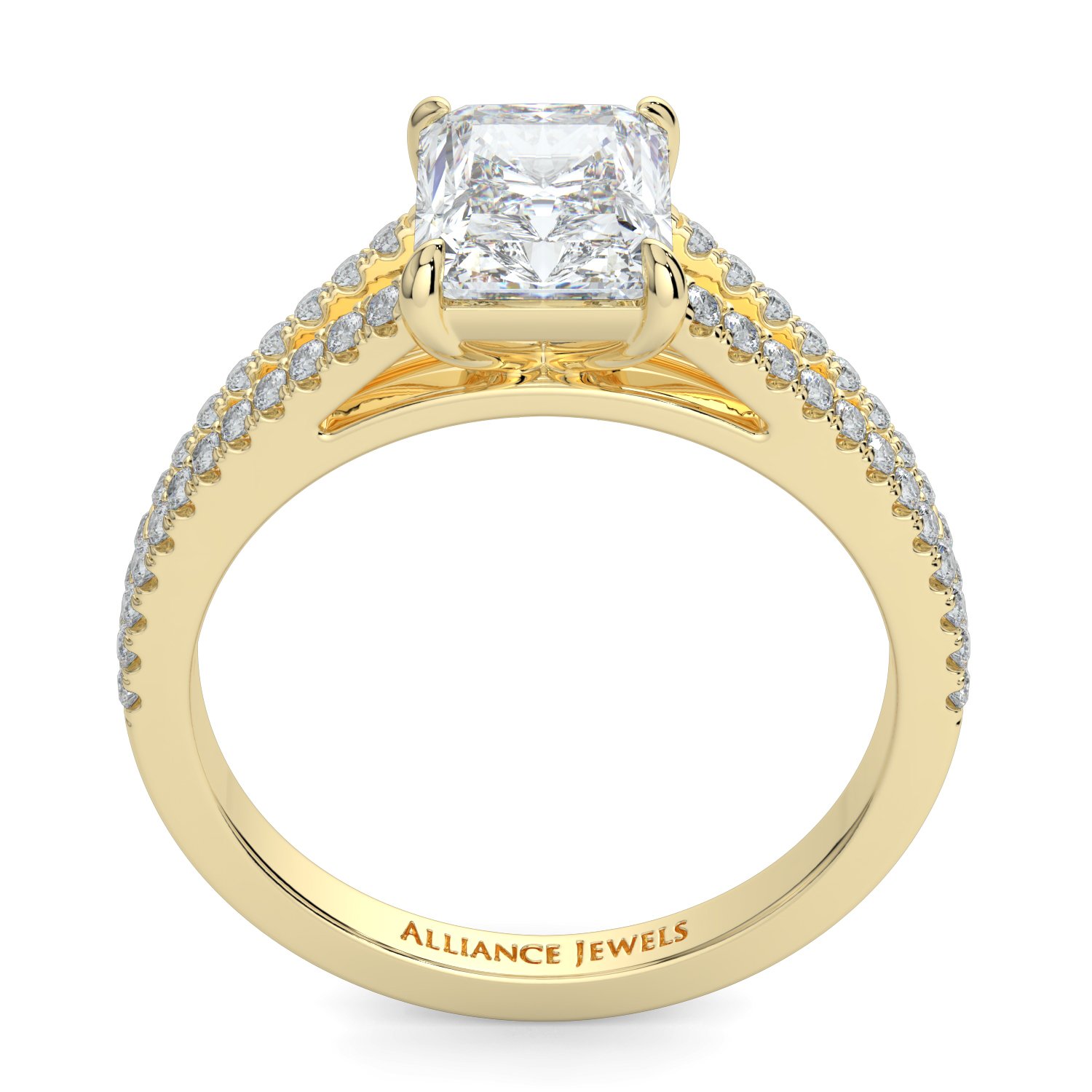 Radiant Solitaire Engagement Ring